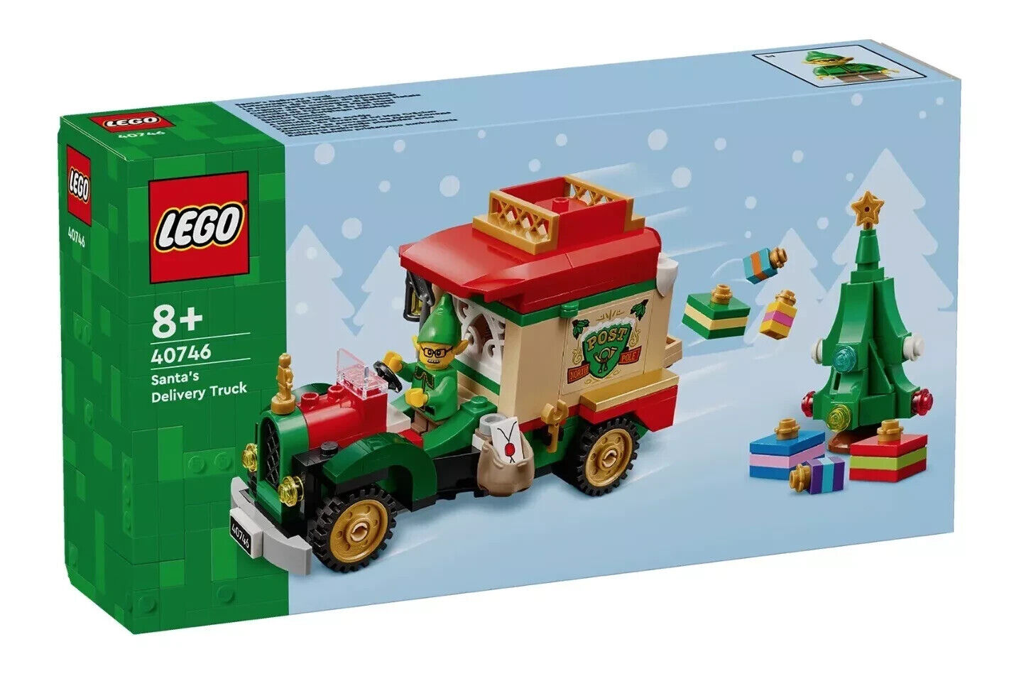 LEGO 40746 Santa’s Delivery Truck - New - Santa Elf Christmas Tree Gift