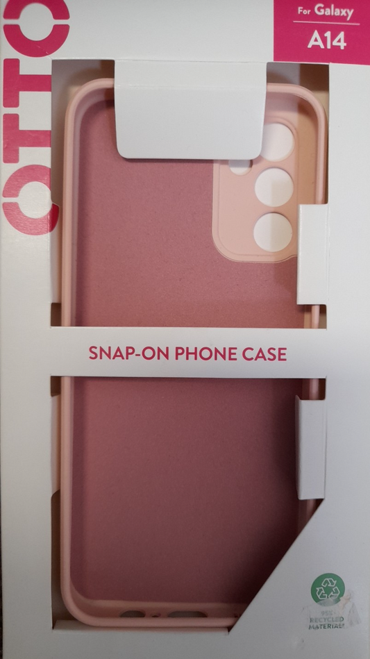 Otto Snap On Phone Case for Samsung Galaxy A14 Pink
