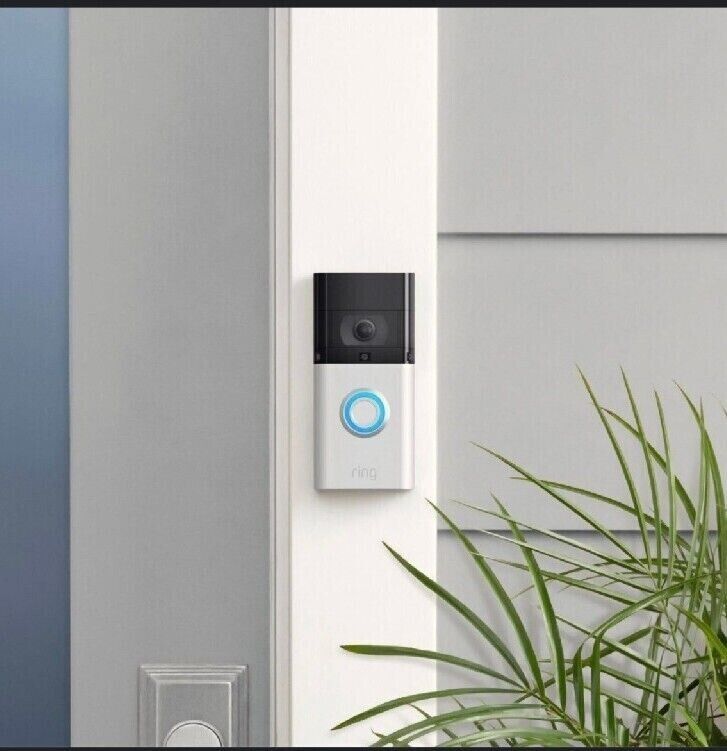 Ring Video Doorbell v2 1080p Wireless Security Camera 2Way Audio Satin Nickel