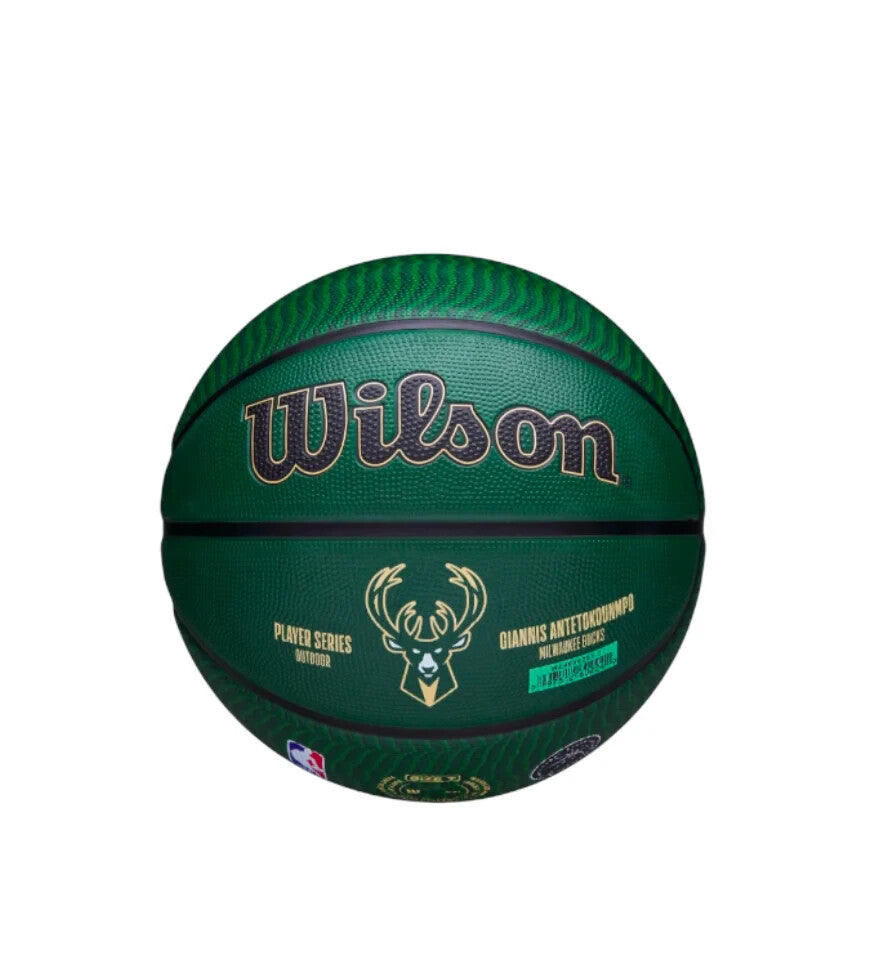 Wilson NBA Player Icon Outdoor Basketball - Giannis Antetokounmpo - Size 7