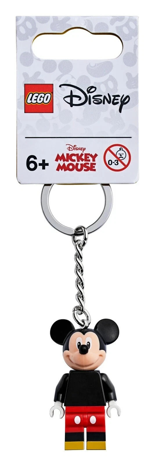 LEGO DISNEY MICKEY MOUSE MINIFIGURE KEYRING 853998 KEYCHAIN KEY RING BRAND NEW