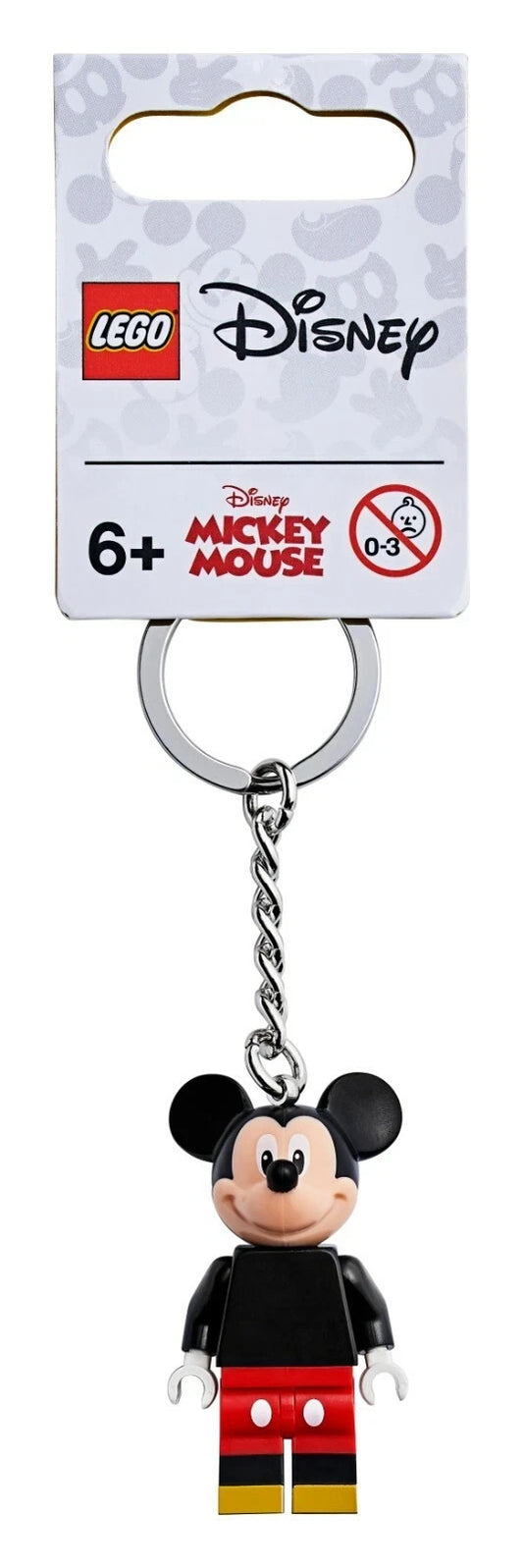 LEGO DISNEY MICKEY MOUSE MINIFIGURE KEYRING 853998 KEYCHAIN KEY RING BRAND NEW