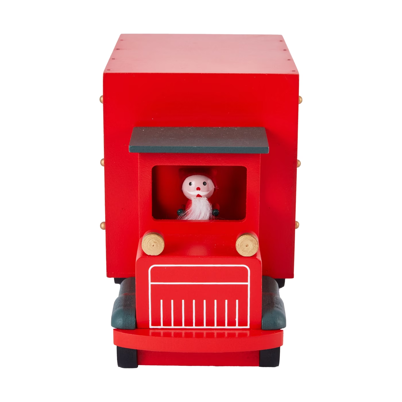 Christmas Advent Calendar Truck Red Countdown Treats Box Table Tree Decoration