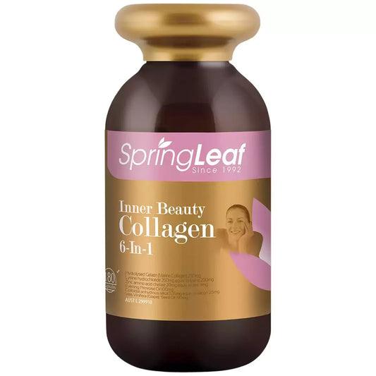 Spring Leaf Inner Beauty Collagen 6 in 1 180 Capsules Skin Beauty