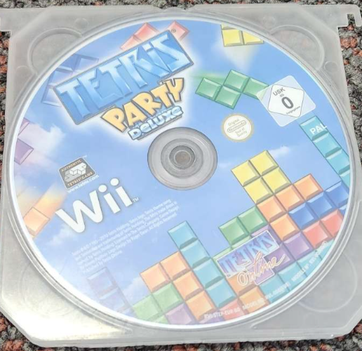 Tetris Party Deluxe Nintendo Wii Game Disc Only
