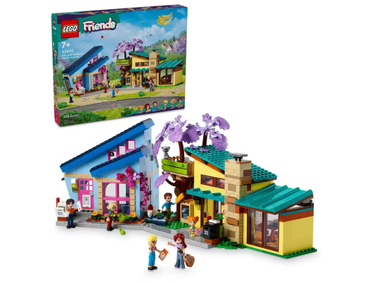 LEGO Friends 42620 - Olly and Paisley's Family Houses