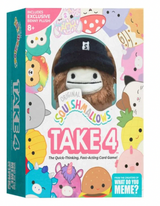 Squishmallows Take 4 Card Game