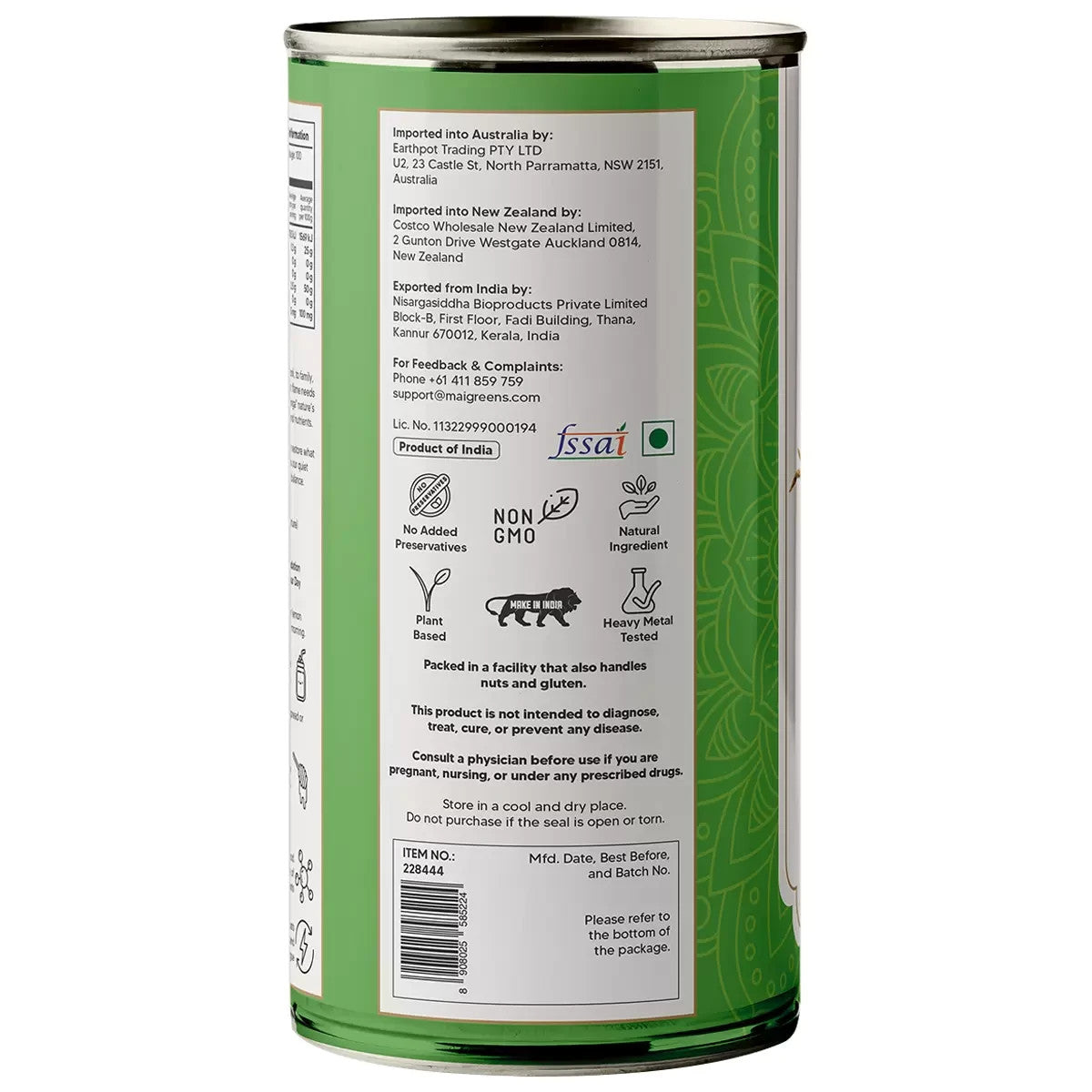 MAI GREENS MORINGA POWDER 500G