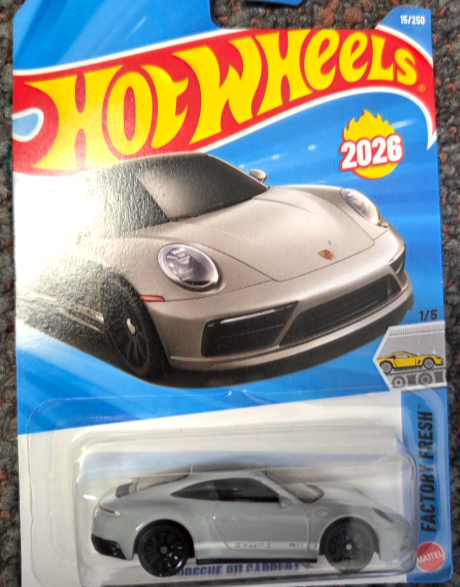 Hot Wheels 2026 Porsche 911 Carrera T 15/250 Factory Fresh 1/5
