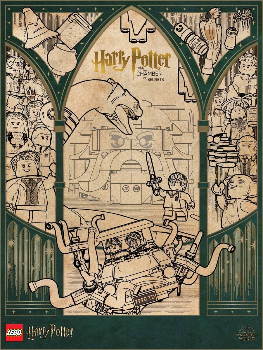 LEGO Insider Harry Potter 5009085 Art Print Posters 1st Edition 1-4 Set of 4
