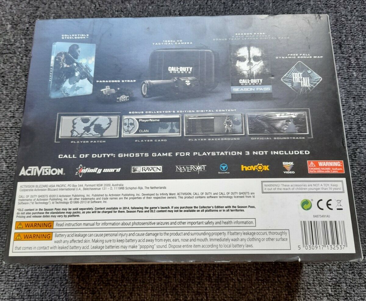 Call of Duty Ghosts Prestige Edition (PS3 Game is NOT included)