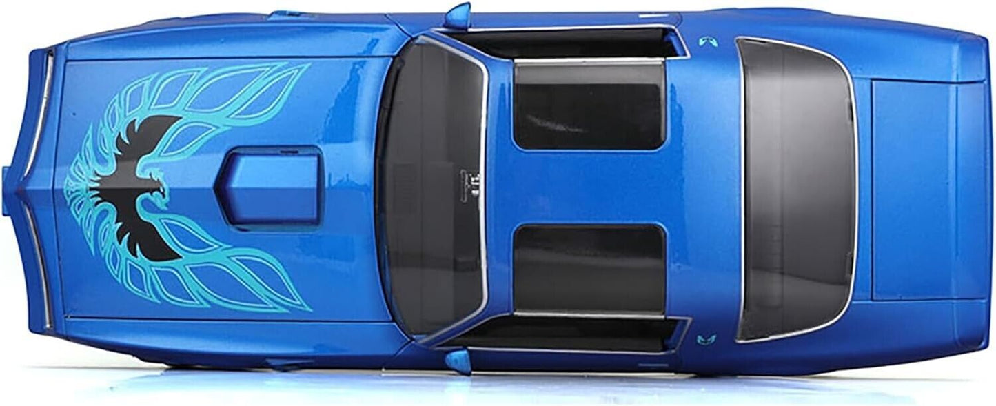 Maisto 1977 Pontiac Firebird Trans Am 1:18 Diecast Model Car - Blue