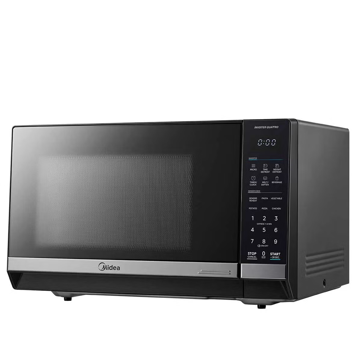 Midea 34L Smart Inverter Microwave 1200W Black Countertop Oven MMW12VT34B New