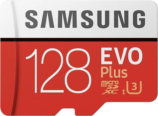 Samsung Evo Plus 128GB Micro SD Card SDXC U3 Class 10 100MB/S with Adapter