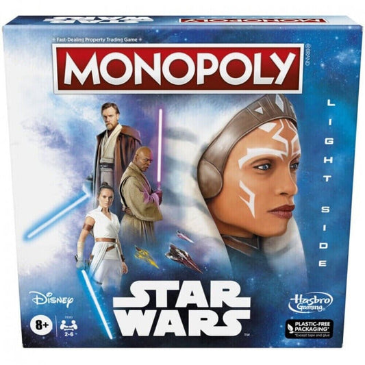 Hasbro Monopoly Star Wars Light Side Edition Board Game Disney 8+ 2-6 Player