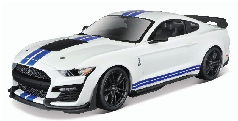 Maisto 1:18 Diecast Special Edition 2020 Mustang Shelby GT500 Model Car White