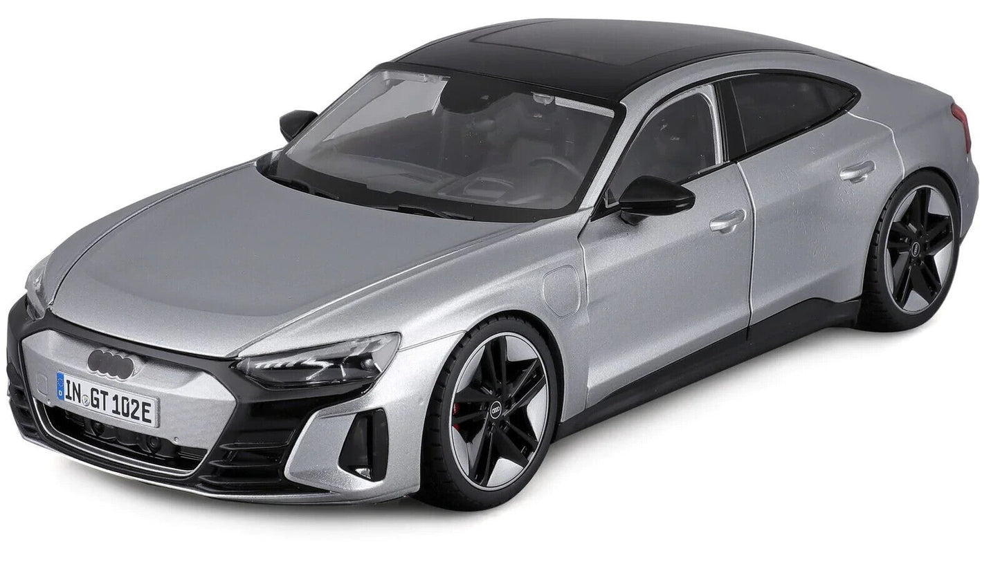 Maisto 2022 AUDI  RS e-Tron GT Grey Diecast Car Special edition 1:18
