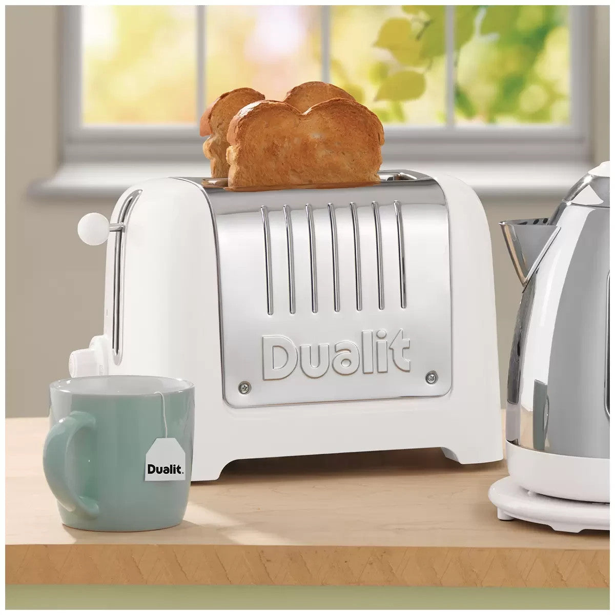 Dualit 2 Slot Lite Toaster - White - DU26209