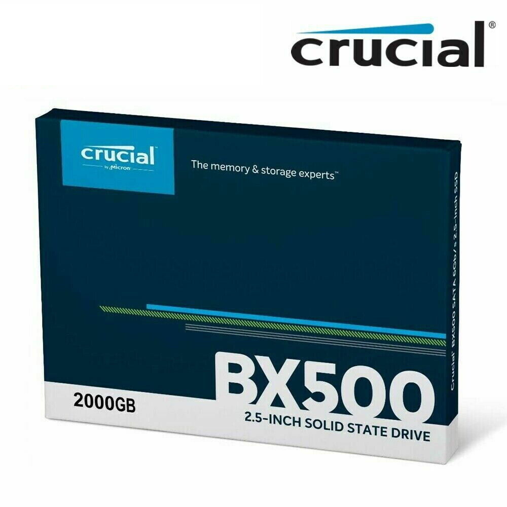 Crucial SSD 1TB 120GB 240GB 480GB 2TB BX500 Solid State Drive 2.5" SATAIII MX500