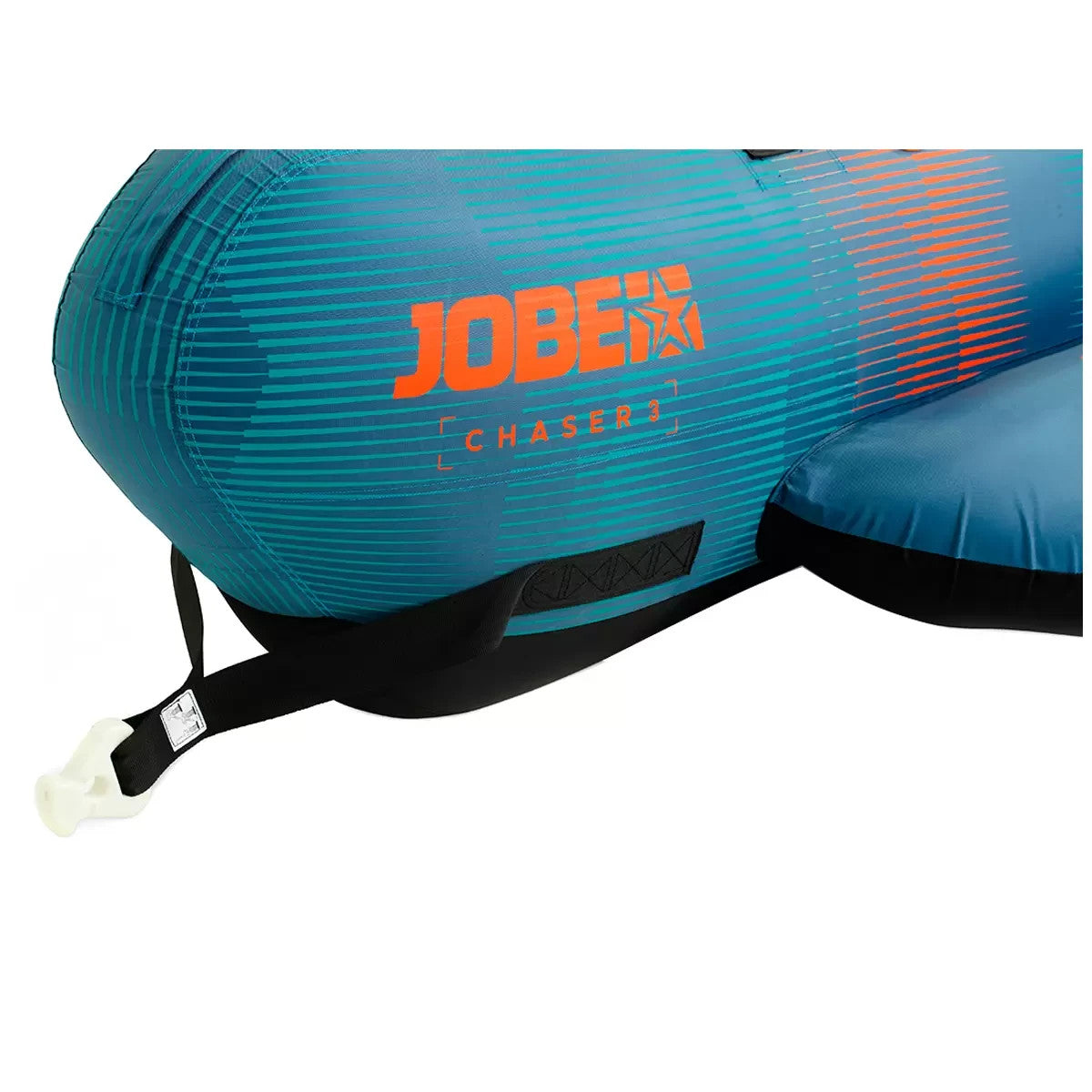 Jobe Chaser 3 Person Inflatable Towable Hot Dog Style Ski Tube Teal FREE SHIP