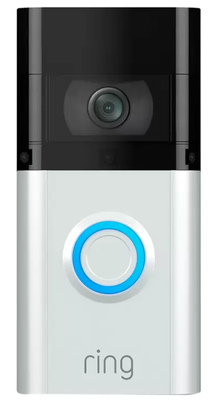 Ring Video Doorbell v2 1080p Wireless Security Camera 2Way Audio Satin Nickel