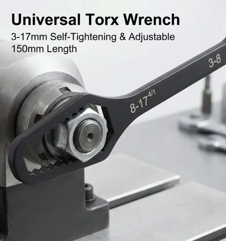 3/2/1Pcs Universal Double Ended Wrench, Self-Tightening 3-17mm Screw Nuts Repair