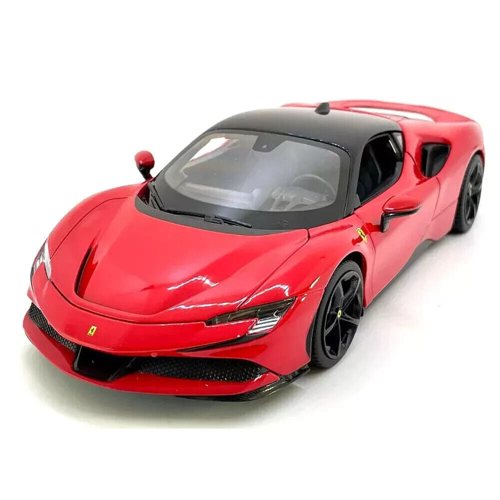 Maisto Red Ferrari SF90 Stradale Kids Collectable Model Diecast Toy Car 1:18