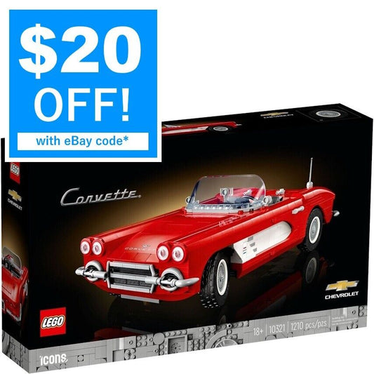 LEGO 10321 Icons  Chevrolet Corvette BRAND NEW SEALED