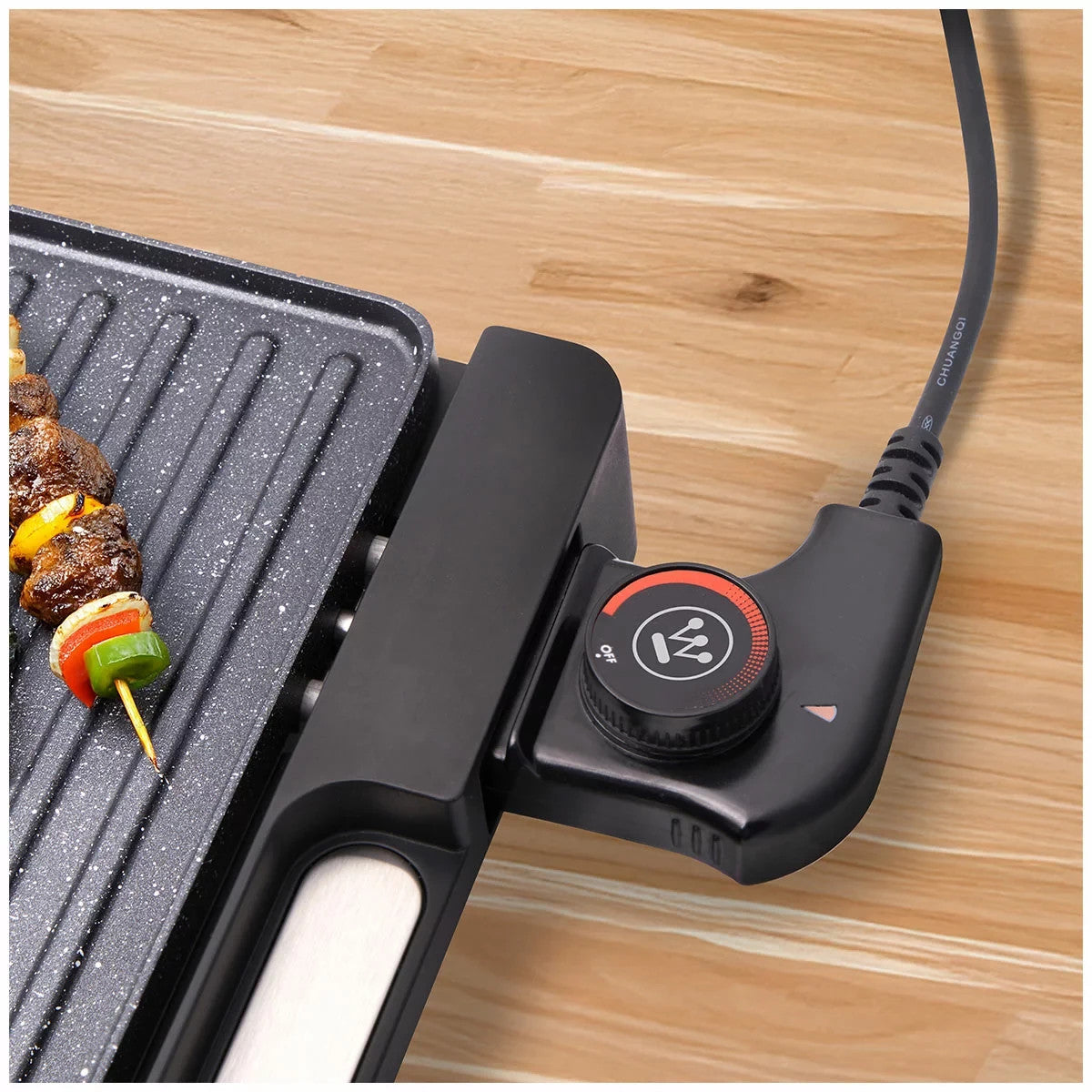 Westinghouse Non-Stick Electric Grill 2200W Black 652x261x68mm