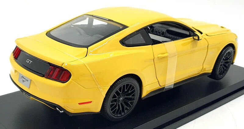 Genuine Maisto 1/18 scale 2015 Ford Mustang GT Yellow 1:18 Diecast Car