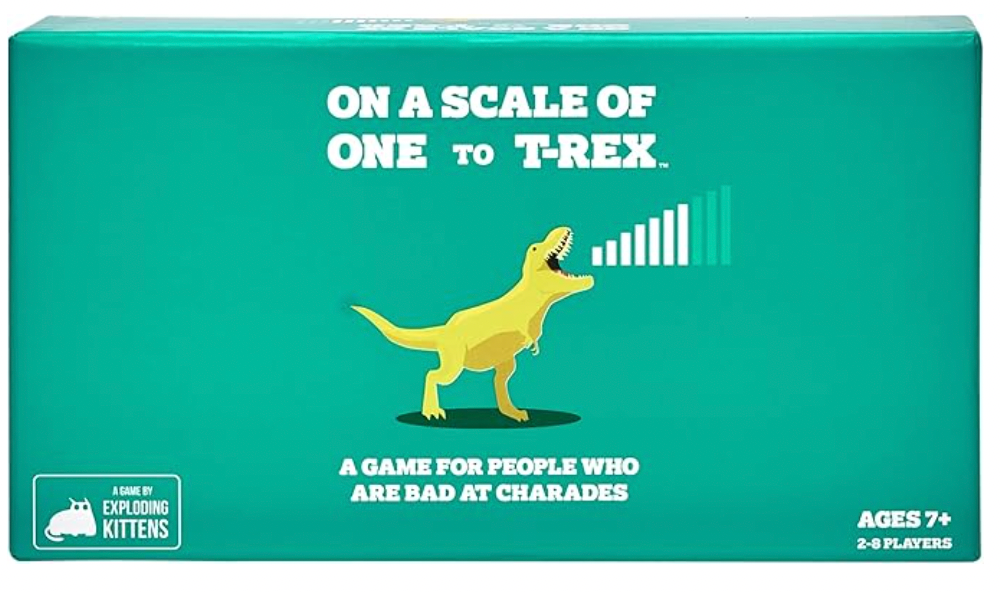 On A Scale of One to T-Rex(Game by Exploding Kittens & Wolfgang Warsch) Age 7+