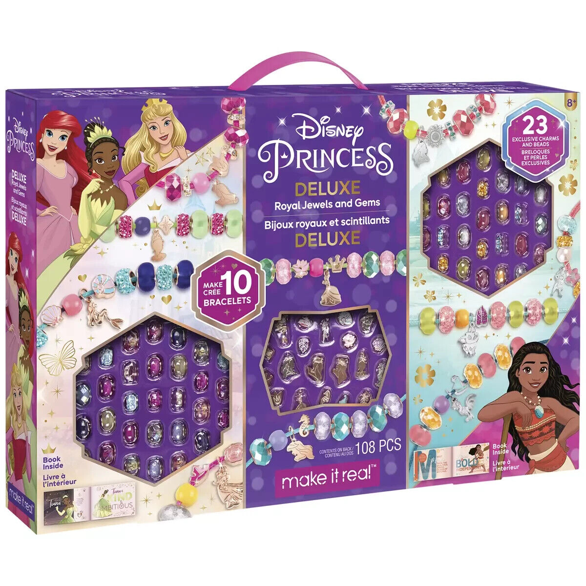Disney Princess 2 In 1 Deluxe Royal Jewels and Gems by Make It Real