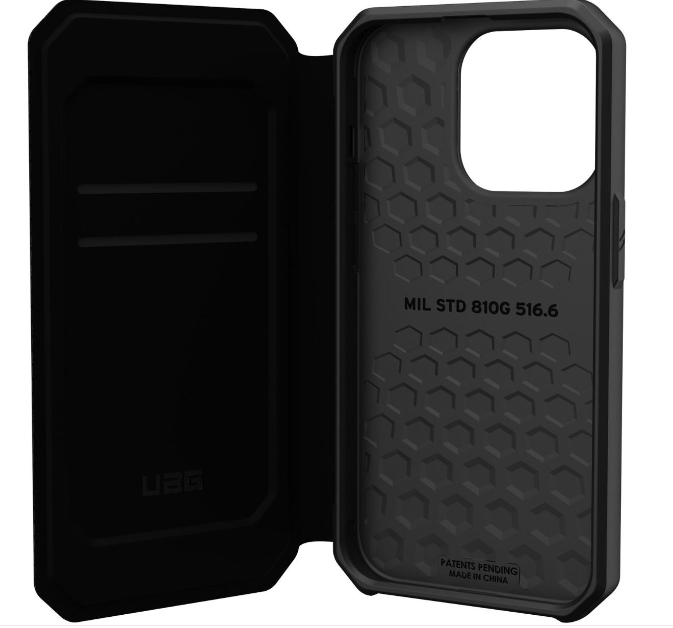 UAG Refined Drop Protection Anti Chute Metropolis Case for iPhone 14 Pro Black