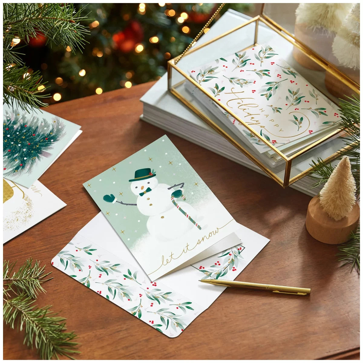 Hallmark Traditional Holiday Card Assortment 40 Pack - Classic Icons