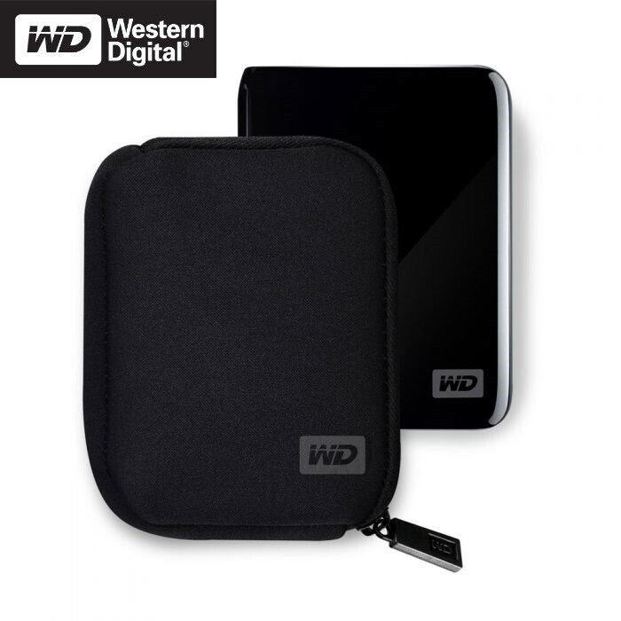 Western Digital 2.5" Carry Case External Hard Drive Travel for SSD HDD Portable