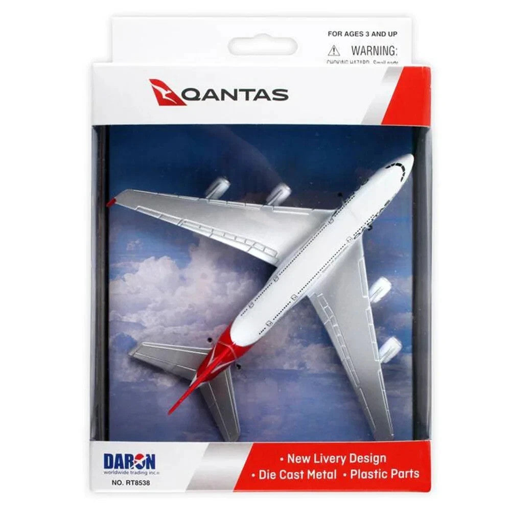 QANTAS Licensed Airbus A380 Single Diecast Metal Plane Aeroplane Toy Model