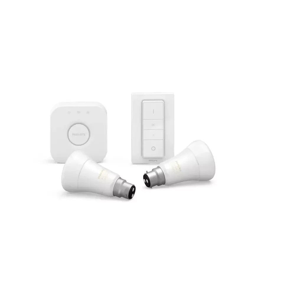 Philips HUE White Ambiance Bluetooth Light Starter Kit/B22 Bulb/Switch/Bridge
