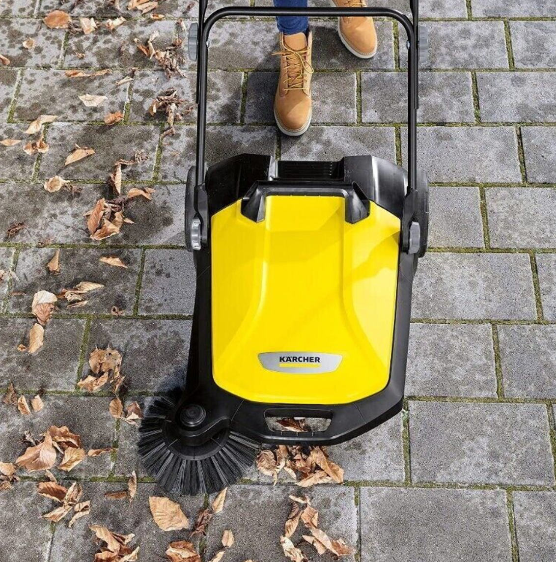 Karcher S4 Outdoor Mechanical Push Sweeper Cordless 20L S4 1.766-320.0