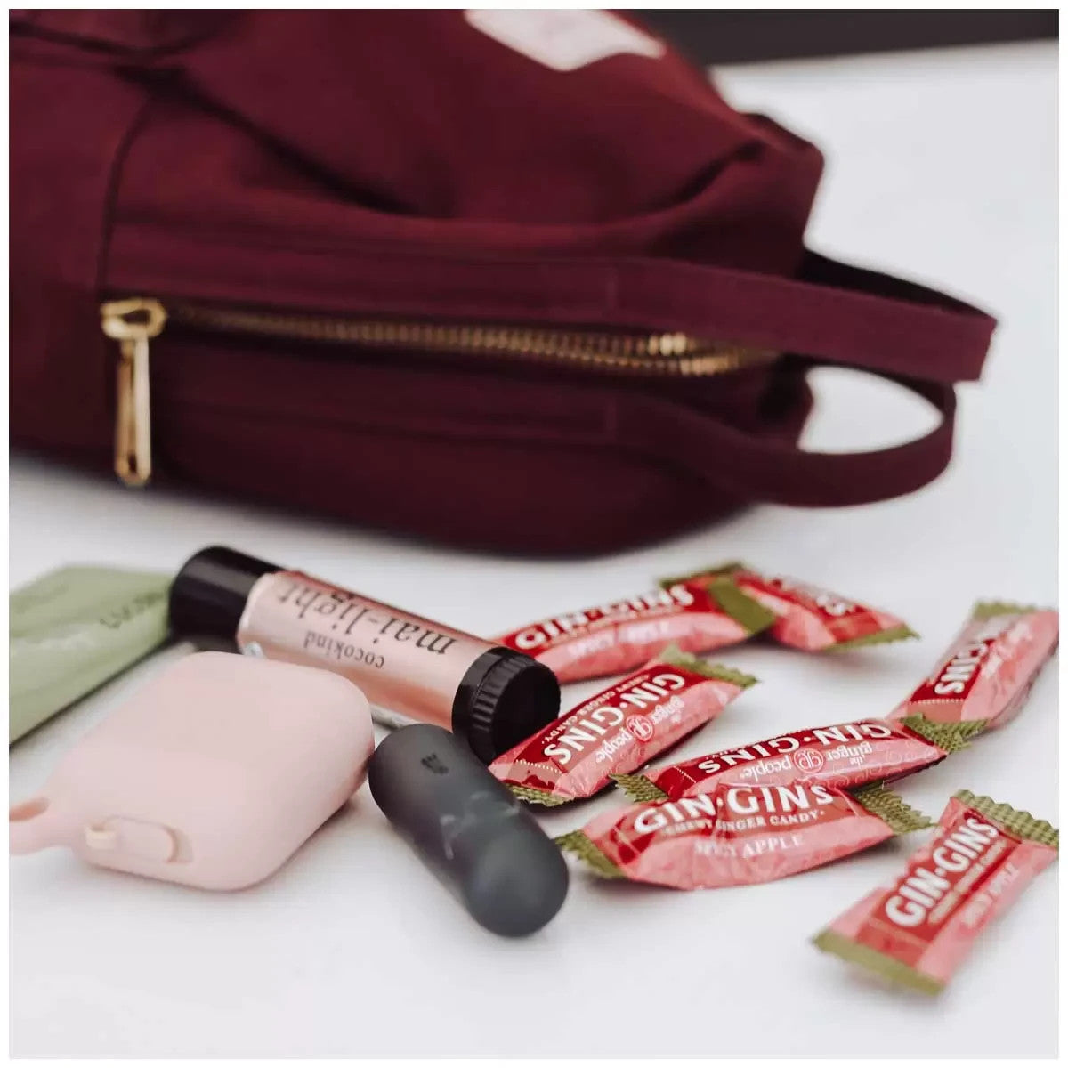 Gin Gins Spicy Apple Ginger Chews Candy 12 x 84g New