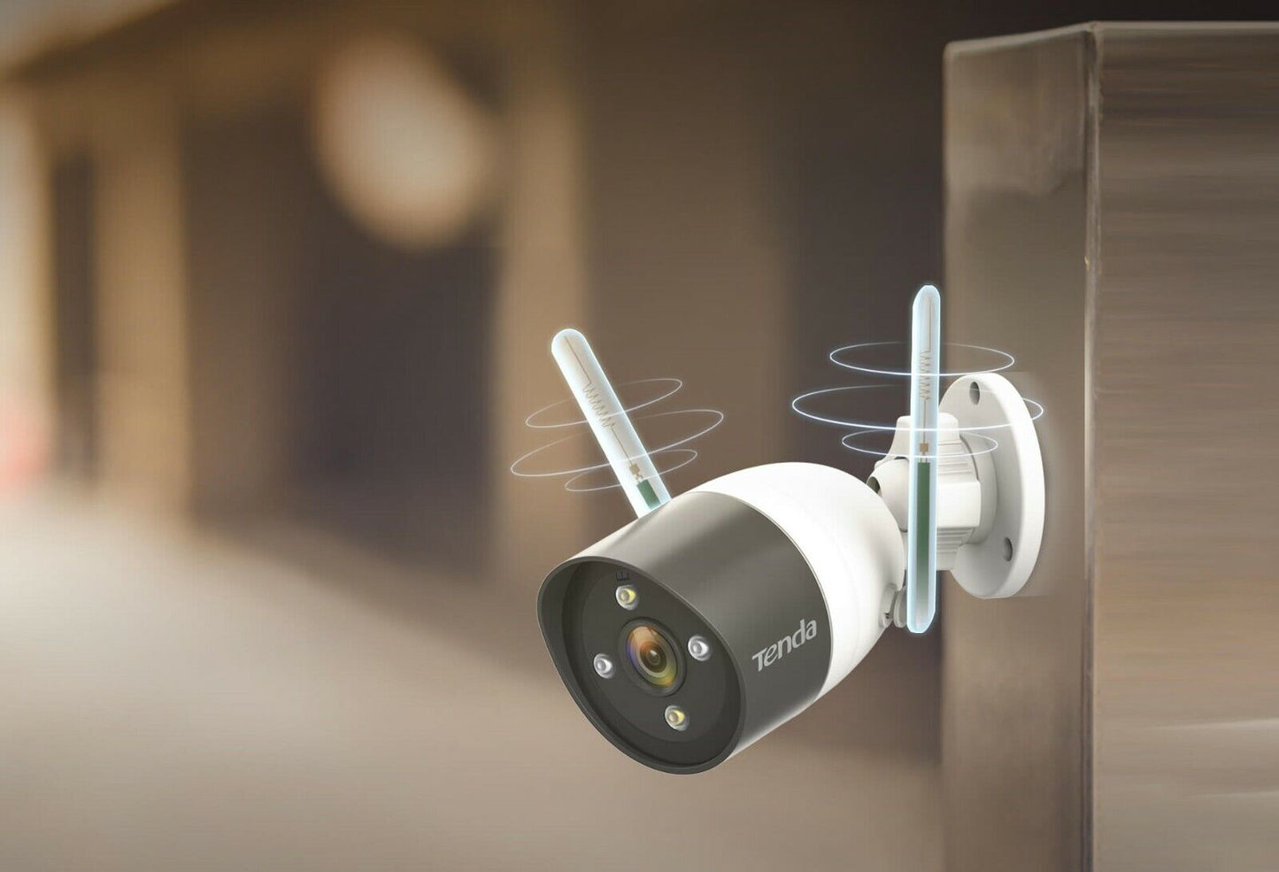 Tenda CT6 3MP Super HD WiFi IP Security Camera Outdoor Night Vision Surveillance