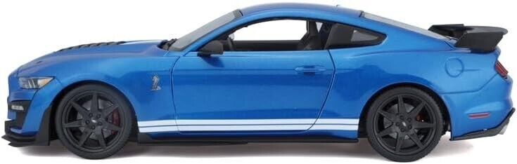 Maisto 1:18 Diecast Special Edition 2020 Mustang Shelby GT500 Model Car Blue