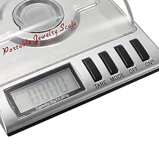 Portable Jewellery Digital Scale, 100G, 0.001G High Precision with Carry Pouch