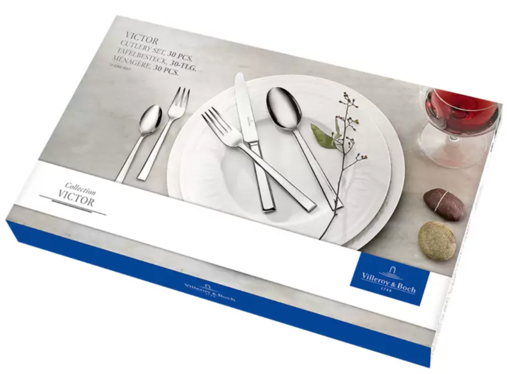 Villeroy & Boch 1748 Victor Collection 30 Pcs Cutlery Set