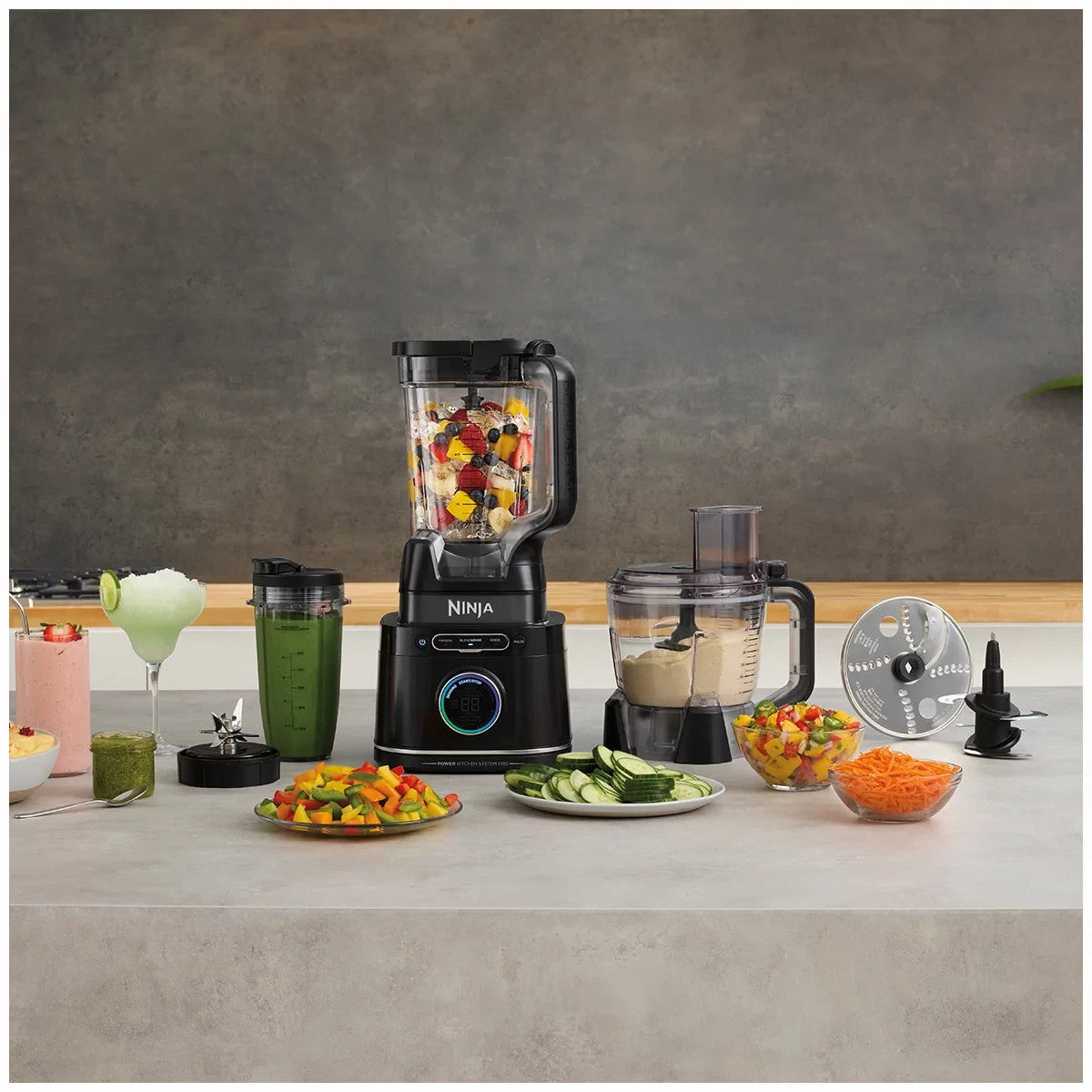 Ninja Detect Kitchen System Power Blender and Processor Pro TB401