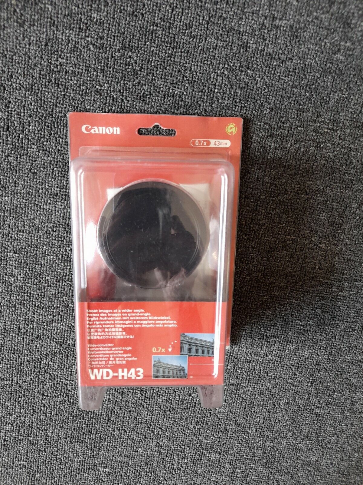 Canon WD-H43 Lens 0.7x Magnification Teleconverter Wide Angle 43mm Brand New