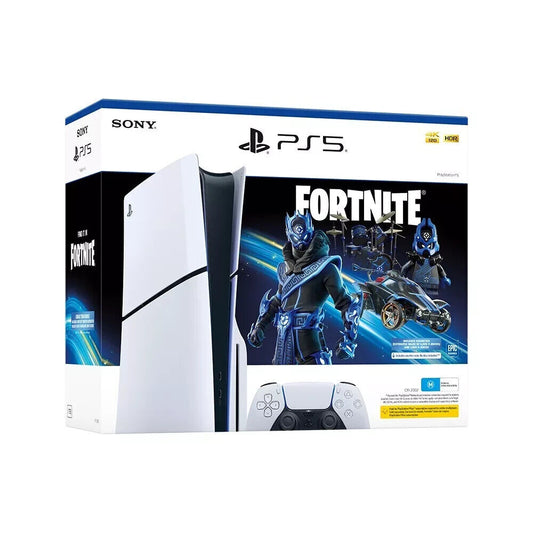 SONY PlayStation 5 Slim Cobalt Star Fortnite Disc Console Bundle