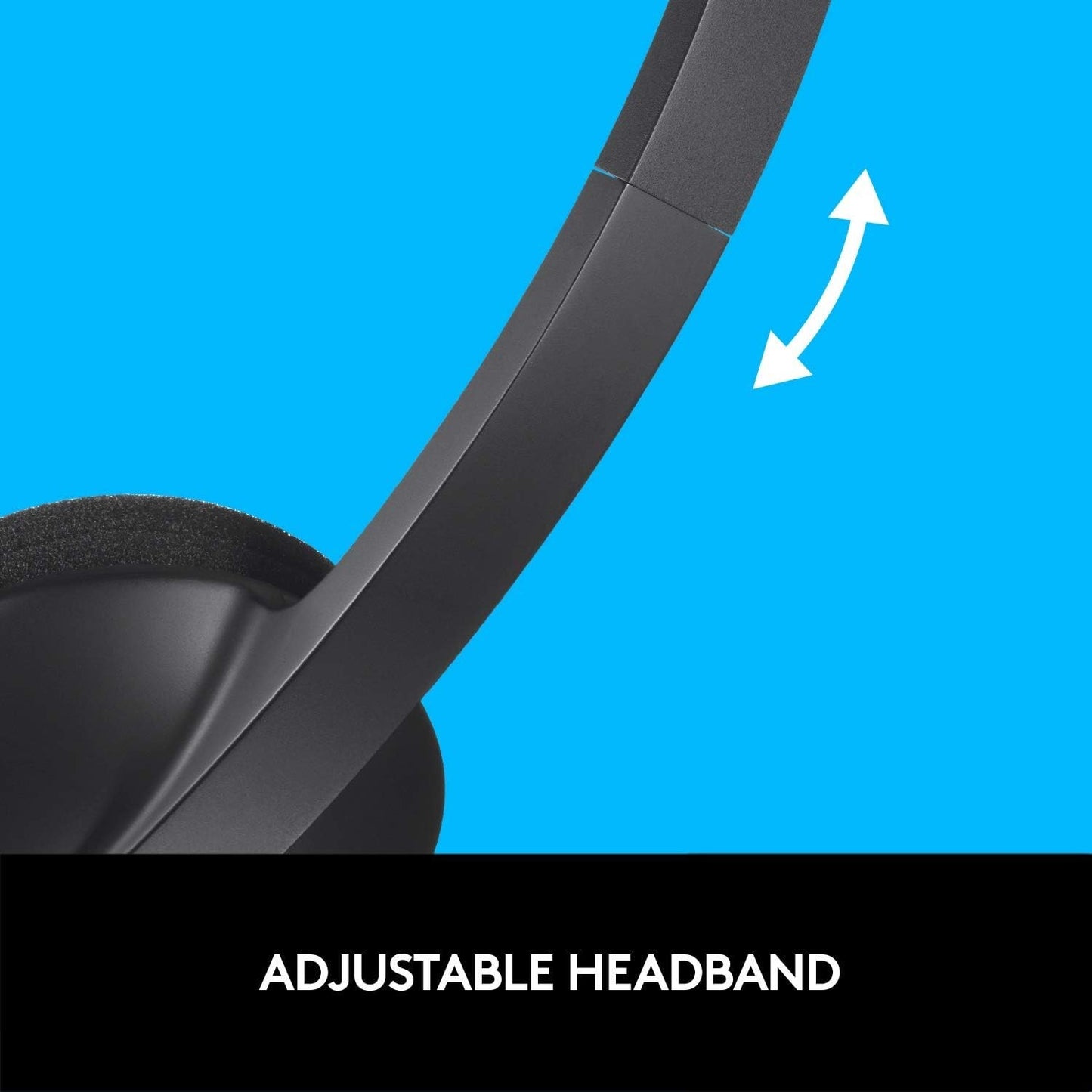 Logitech H340 Stereo Wired Over Ear Headphones Noise-Cancelling Mic New Sealed
