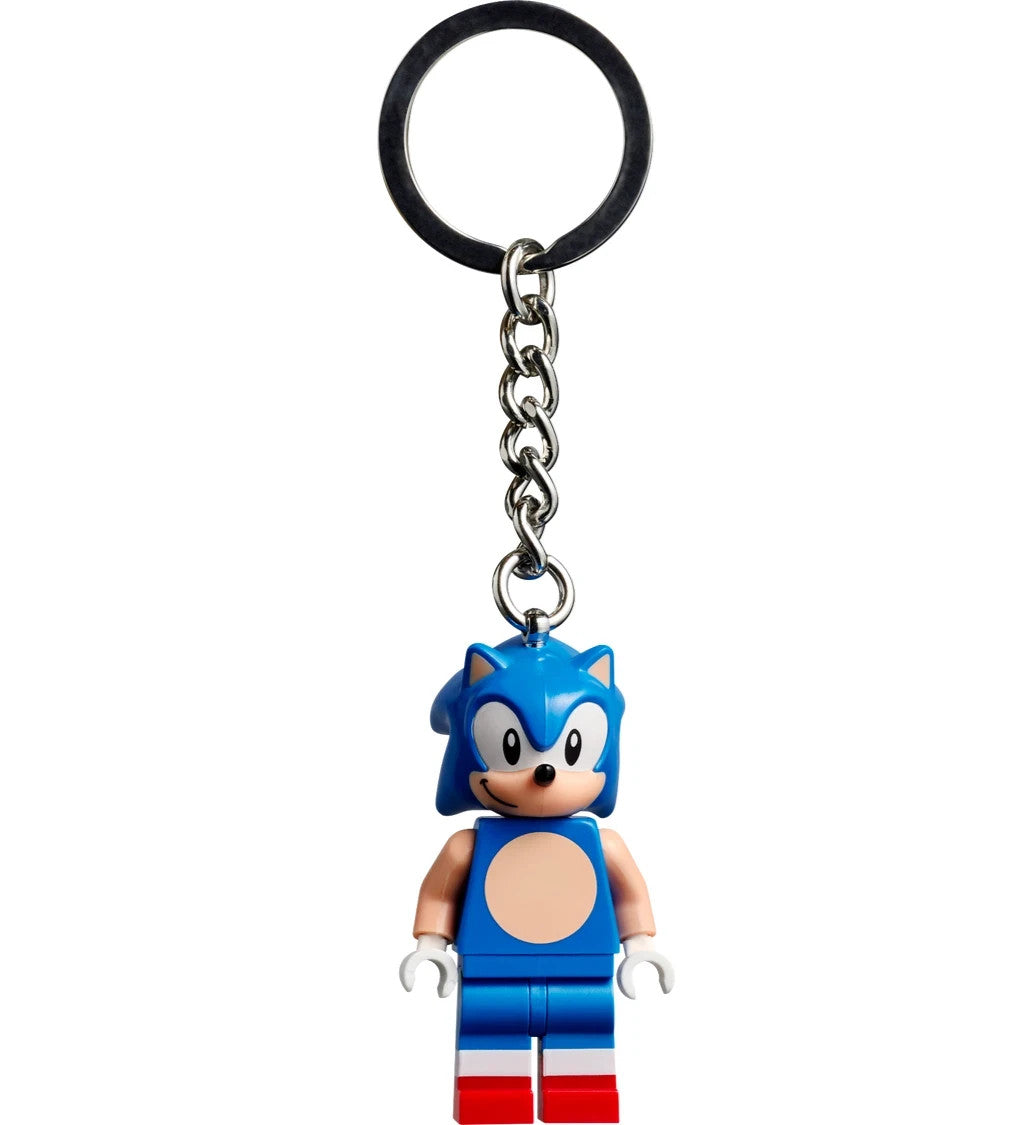 LEGO SONIC THE HEDGEHOG MINIFIGURE KEYRING 854239 KEYCHAIN KEY RING SEGA BNWT