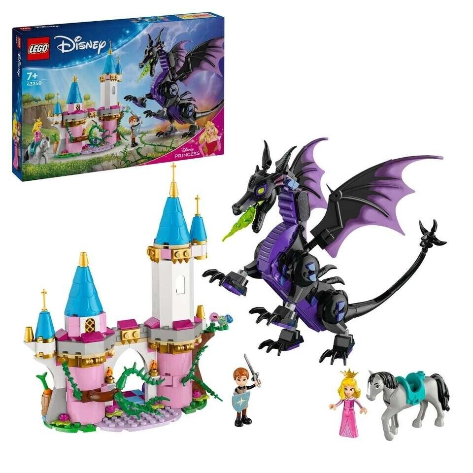 LEGO 43240 Disney Princess Maleficent’s Dragon Form Aurora Prince Philip Samson