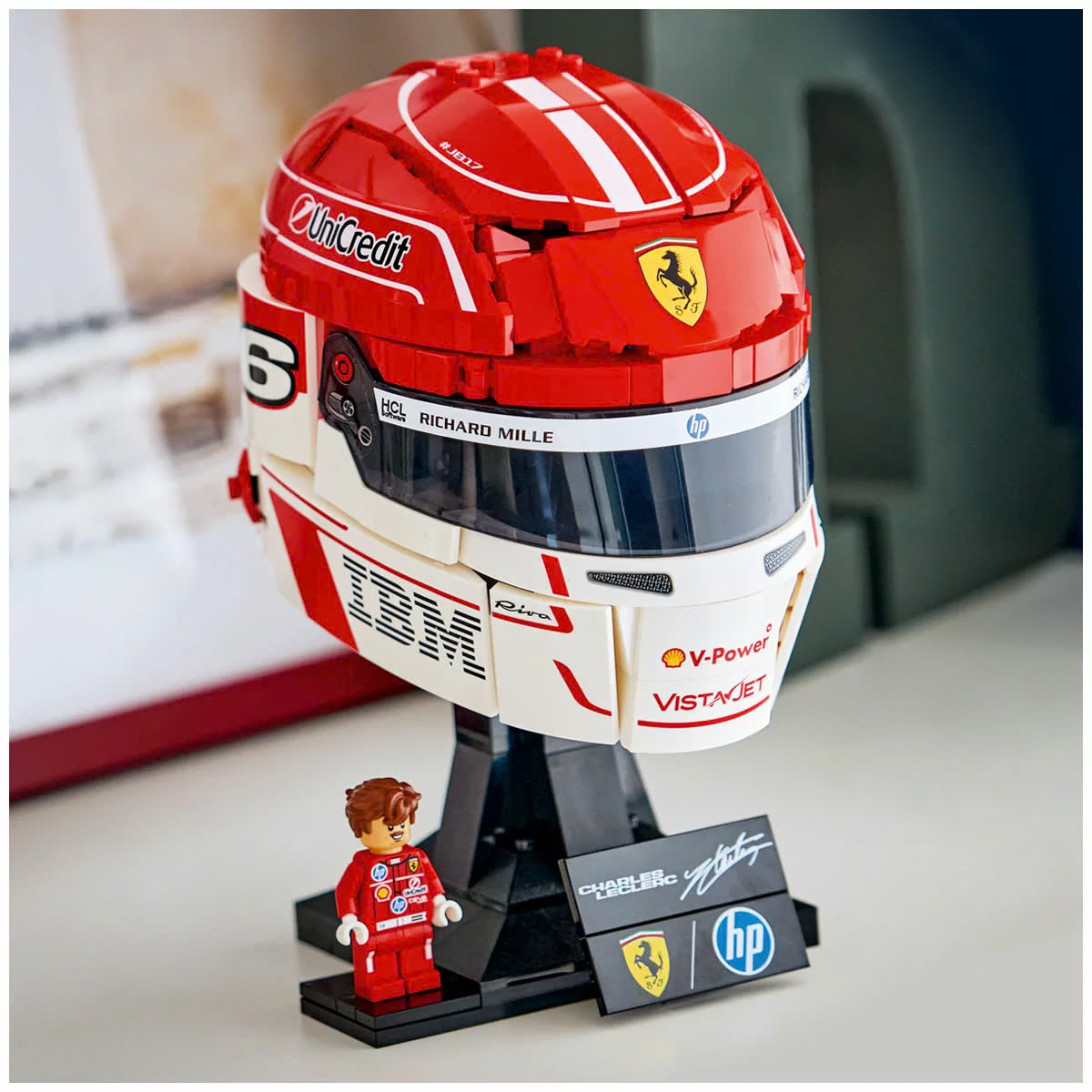 LEGO Editions: Scuderia Ferrari HP Charles Leclerc Helmet (43014), LEGO Ideas,